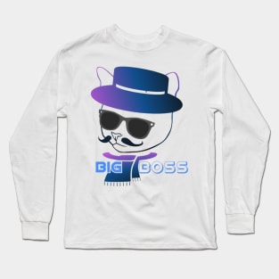 Big Boss Cat Long Sleeve T-Shirt